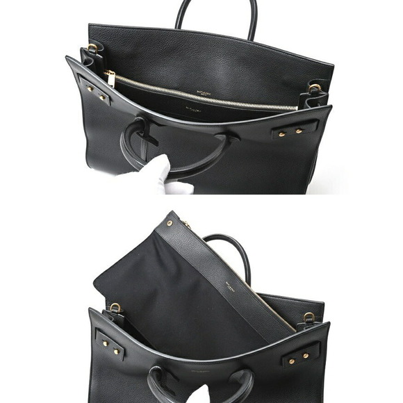 Saint Laurent Sac de Jour Thin Large Bag Black - Picture 6 of 9
